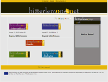 Tablet Screenshot of bitterlemons.net